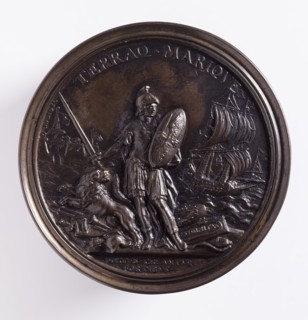Allegory of the Establishment of Fort Manoel, Valletta (image 2 of 2), c.1725. Creator: Massimiliano Soldani.