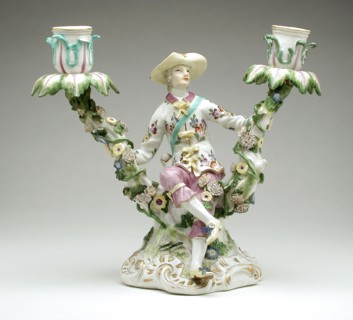 Pair of Candelabra (image 1 of 2), between 1760 and 1770. Creator: Meissen Porcelain.
