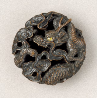 Dragon in Clouds, First half of 19th century. Creator: Naito Toyomasa.