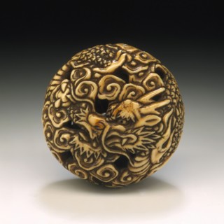 Dragon and Clouds, First half of 19th century. Creator: Okakoto.