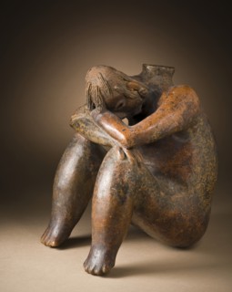 Seated Male Figure, 200 B.C.-A.D. 500. Creator: Unknown.