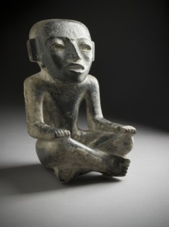 Seated Male Figure, between 200 and 600. Creator: Unknown.