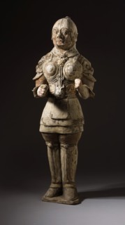 Funerary Sculpture of a Soldier, between c.618 and c.700. Creator: Unknown.
