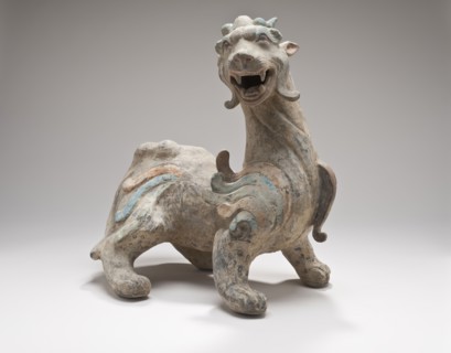 Funerary Sculpture of a Chimera (Bixie), 25-220. Creator: Unknown.