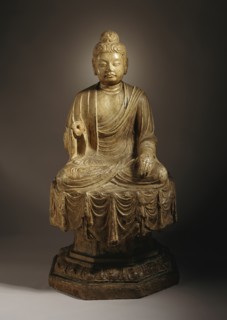 Probably Shakyamuni (Shijiamouni), the Historical Buddha (image 2 of 2), between c700 and c800 A.D.. Creator: Unknown.