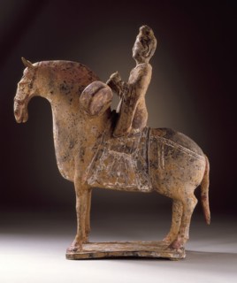 Funerary Sculpture of a Female Equestrian Drummer (image 2 of 2), between c.500 and c.534. Creator: Unknown.
