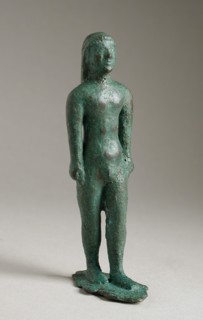 Standing Kouros Figurine, 6th century BCE or modern. Creator: Unknown.