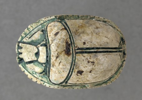 Hyksos Scarab with Foreign King's Name (image 2 of 2), 13th-16th Dynasties (1786-1569 B.C.). Creator: Unknown.