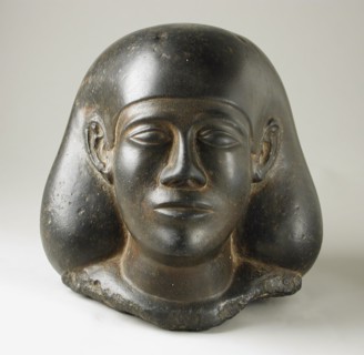 Head of a Man, 26th-30th Dynasty (664-343 BCE). Creator: Unknown.