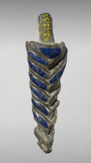 Braided Divine Beard for Attachment to a Larger Figure, Late Period-Ptolemaic Period (711-30 BCE). Creator: Unknown.