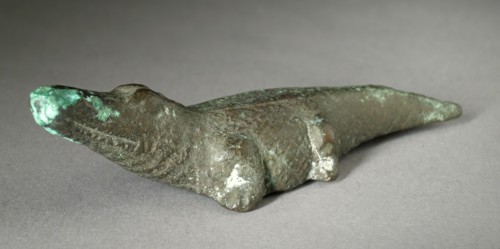 Crocodile Figurine, Late Period-Roman Period (711 BCE-150 CE). Creator: Unknown.