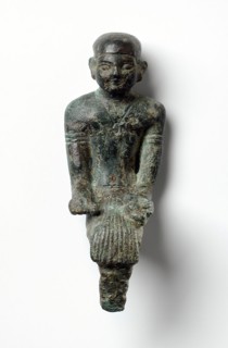 Kneeling Figure of the Priest Pa-Di-Bastet, Late Period (711-332 BCE). Creator: Unknown.