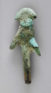 Double Barbed Model Arrow Tip, Ptolemaic Period-Roman Period (323 BCE -300 CE). Creator: Unknown.