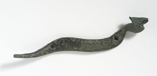 Figurine of the Horned Viper Hieroglyph, Ptolemaic Period (332-30 BCE) or earlier. Creator: Unknown.
