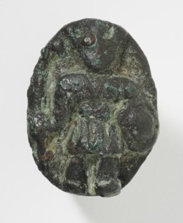 Ring Depicting a Roman Soldier, Roman Period (30 BCE-395 CE). Creator: Unknown.