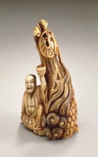 Kirin and Immortal, 18th century. Creator: Unknown.
