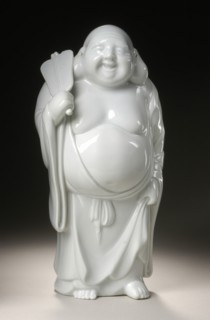Okimono in the Form of Standing Hotei, 19th century. Creator: Unknown.
