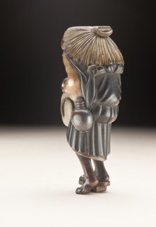 Drunken Buddhist Priest holding Broken Geta (image 2 of 2), Early to mid-19th century. Creator: Unknown.