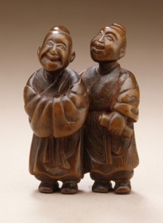 Kanzan and Jittoku: Two Zen Worthies, Late 18th century. Creator: Unknown.