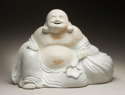 Censer (koro) in the Form of Hotei with His Bag, Late 18th-early 19th century. Creator: Unknown.