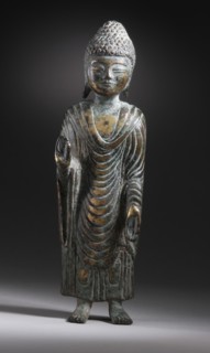 Standing Shakyamuni Buddha, Late 7th-8th century. Creator: Unknown.