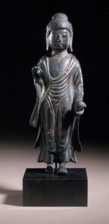 Standing Bhaishajyaguru (Yaksa), the Medicine Buddha, Late 7th-8th century. Creator: Unknown.