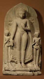 Buddha Shakyamuni with Monk Attendants, 11th-12th century. Creator: Unknown.