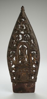 Ritual Diadem Plaque with the Jina Buddha Amoghasiddhi, 13th-14th century. Creator: Unknown.