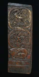 Throneback Panel, 14th century. Creator: Unknown.