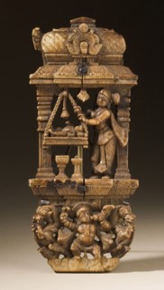 Yashoda Swinging Baby Krishna, 17th-18th century. Creator: Unknown.