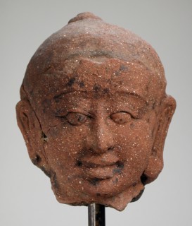 Male Head (Buddha Shakyamuni?), 3rd-4th century. Creator: Unknown.