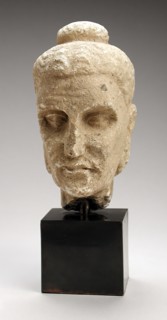 Head of the Emaciated Buddha, 4th century. Creator: Unknown.