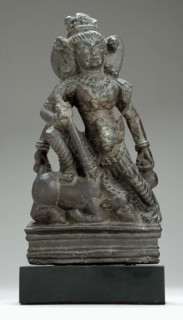 Durga Slaying the Buffalo Demon, 7th century. Creator: Unknown.