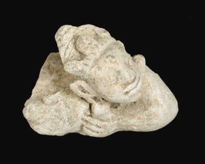 Fragment of Male Figure, 7th-8th century. Creator: Unknown.