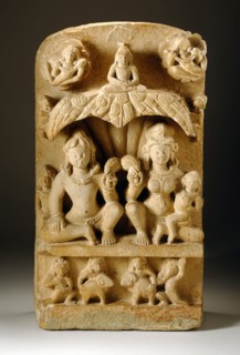 A Jain Family Group, between c.550 and c.600. Creator: Unknown.