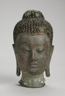 Head of Buddha Shakyamuni, c.15th century. Creator: Unknown.