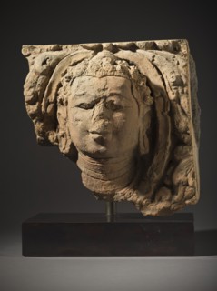 Head of a Buddha (image 1 of 2), c.8th century. Creator: Unknown.