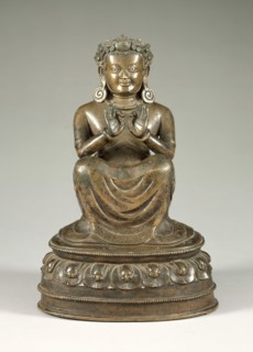 The Mahasiddha (Great Adept) Dampa Sangye (Nagpopa) (d. 1117), c.mid-14th century. Creator: Unknown.