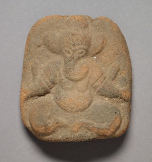 Votive Tablet with Ganesha, Lord of Obstacles, c.18th century. Creator: Unknown.