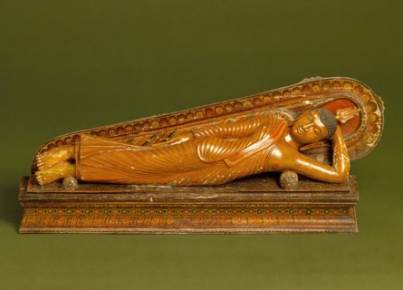 Buddha Shakyamuni Reclining, 18th century. Creator: Unknown.