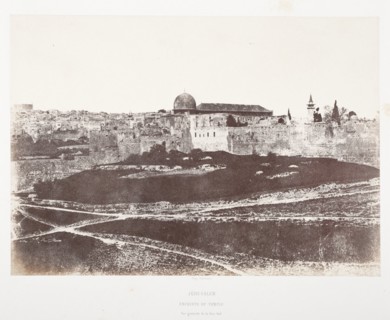 Jerusalem-Enciente Du Temple, Printed 1856 circa. Creator: Auguste Salzmann.