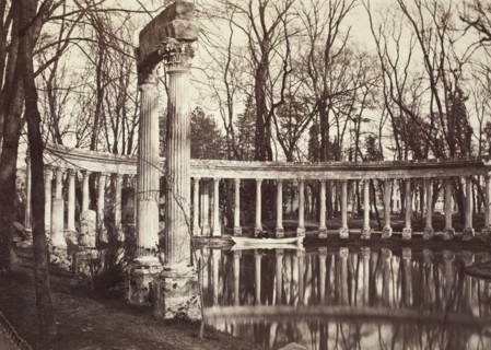 Parc Monceau, Paris, Printed 1850 circa. Creator: Charles Marville.