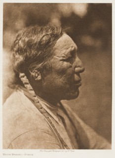 White Weasel-Ponca, 1927. Creator: Edward Sheriff Curtis.