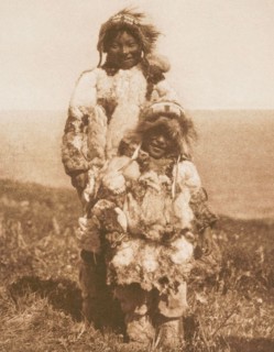 Duck-Skin Parkas, Nunivak, 1928. Creator: Edward Sheriff Curtis.