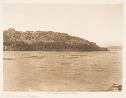 Island of the Dead Wisham, From The North American Indian by Edward S. Curtis., 1909. Creator: Edward Sheriff Curtis.