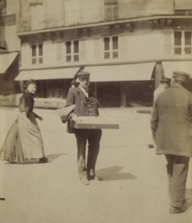 Street Vendor, France, c1910s. Creator: Eugene Atget.
