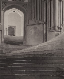 A Sea Of Steps -- Wells Cathedral (image 1 of 3), 1903. Creator: Frederick Henry Evans.