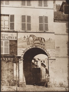 Arch & Picture Of Horse, c.1847, printed 1976. Creator: Hippolyte Bayard.