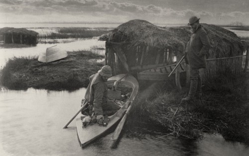 The Fowler's Return, 1886. Creator: Peter Henry Emerson.