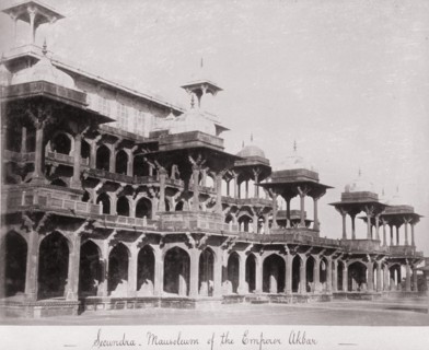 Secundra, Mausoleum of the Emperor Akbar, Late 1860s. Creator: Samuel Bourne.